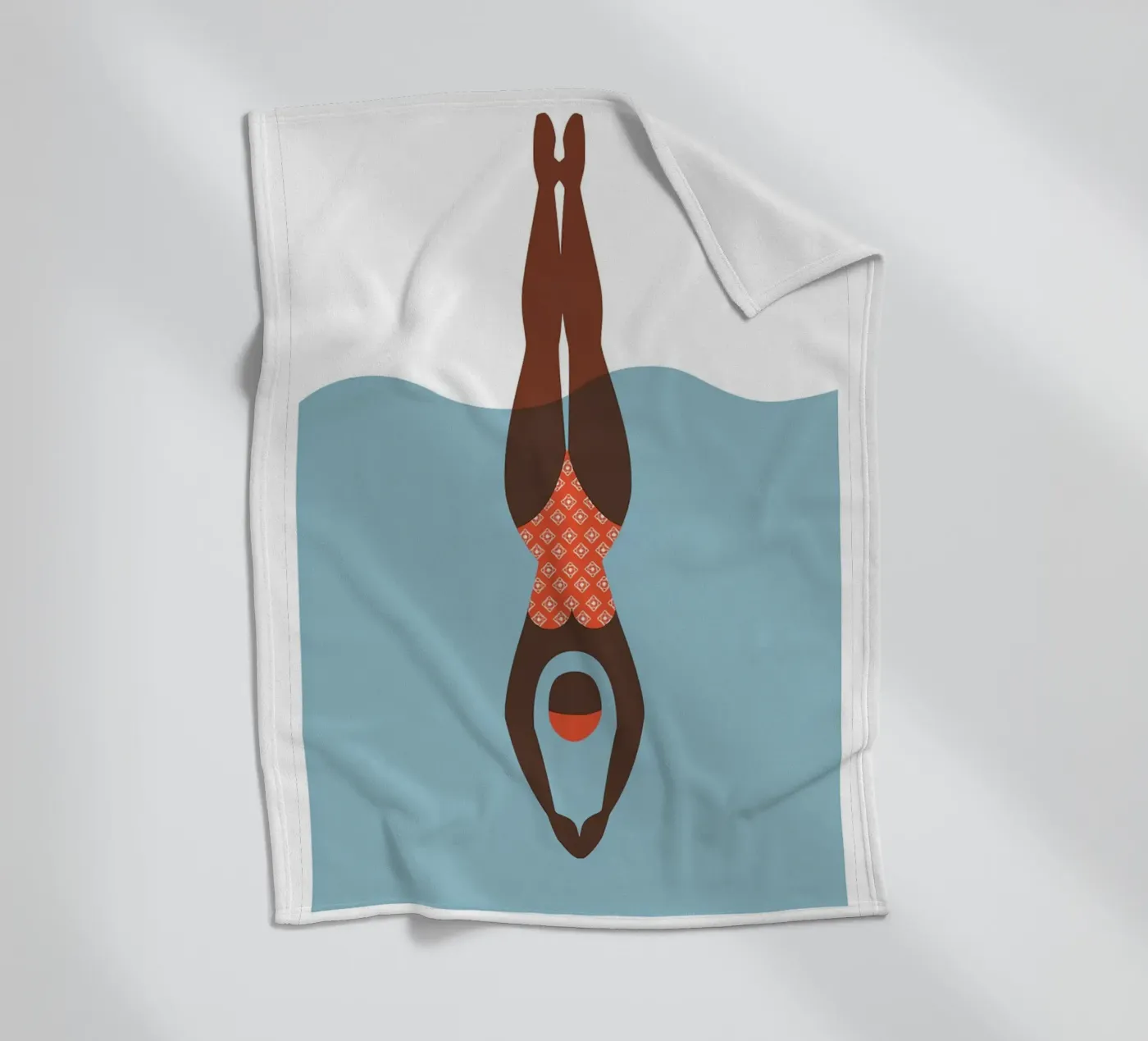 Dive In fleece blanket by aaron Shop