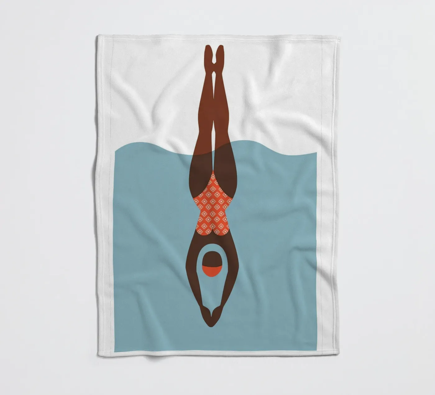 Dive In fleece blanket by aaron Shop