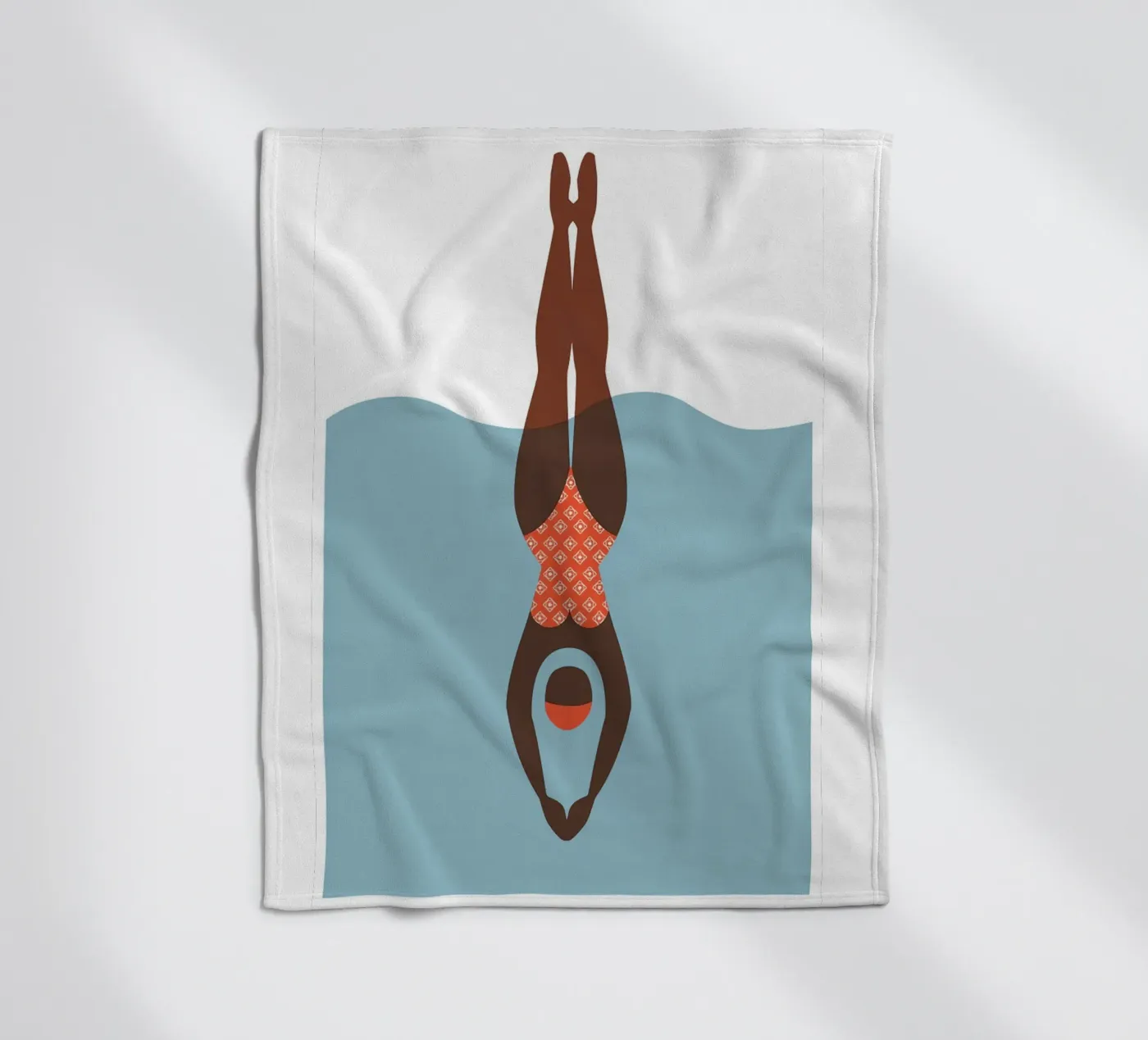 Dive In fleece blanket by aaron Shop