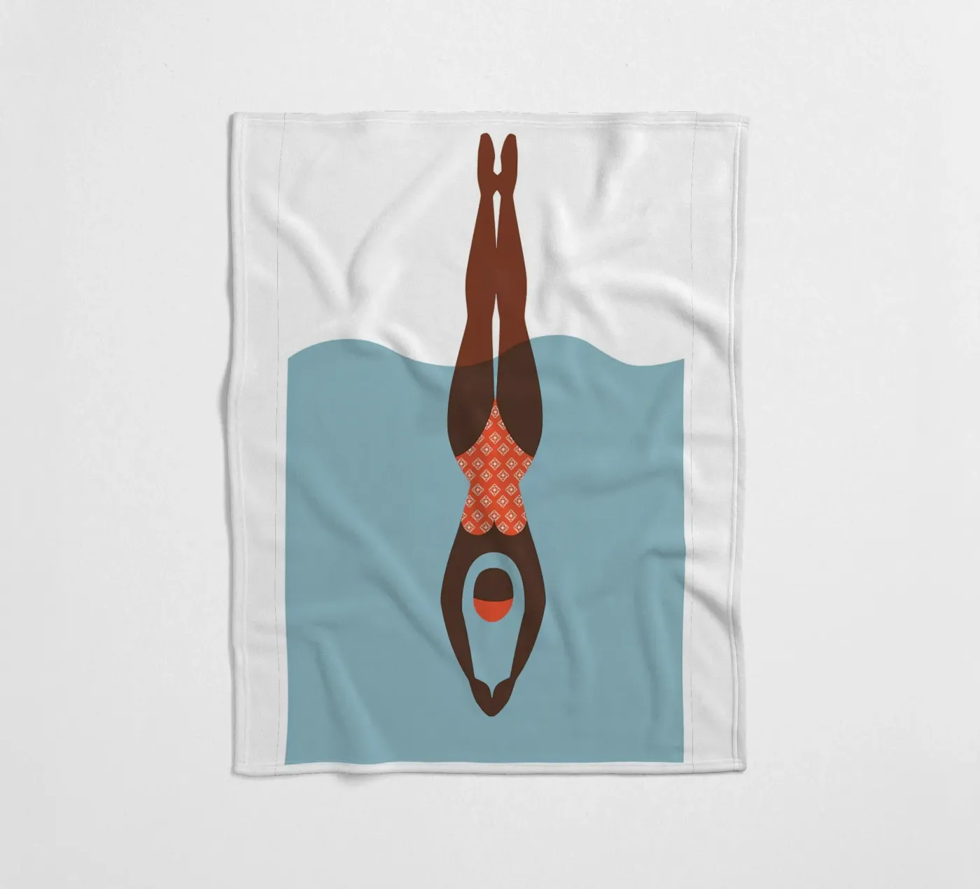 Dive In fleece blanket by aaron Shop