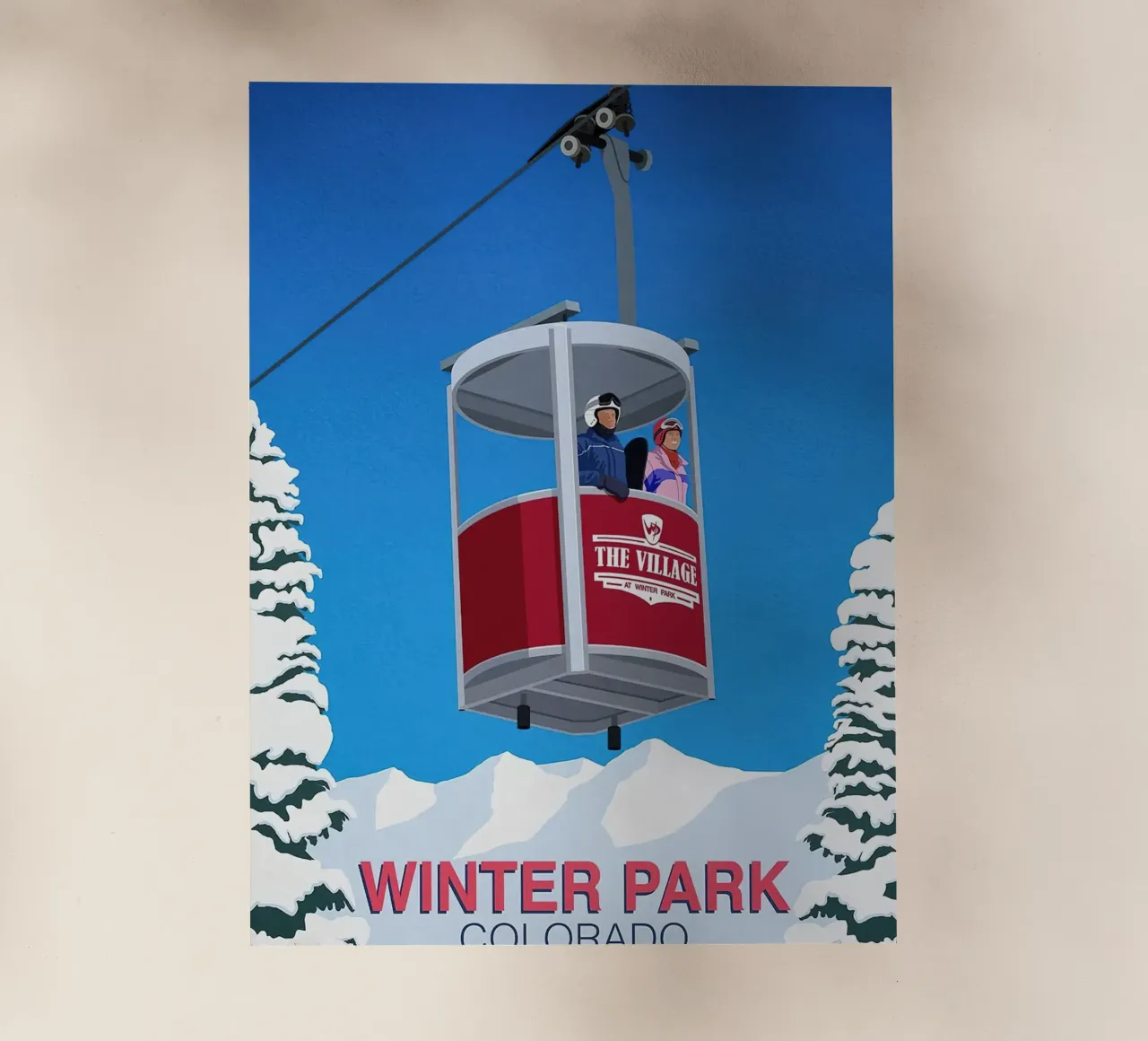 Winter Park sci pellicola backlit da aaron Shop