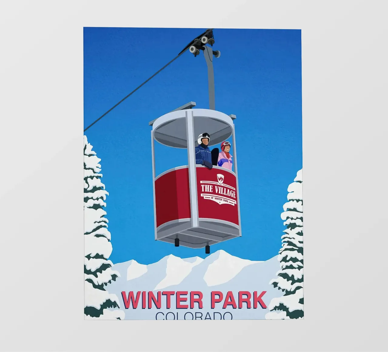 Winter Park sci pellicola backlit da aaron Shop