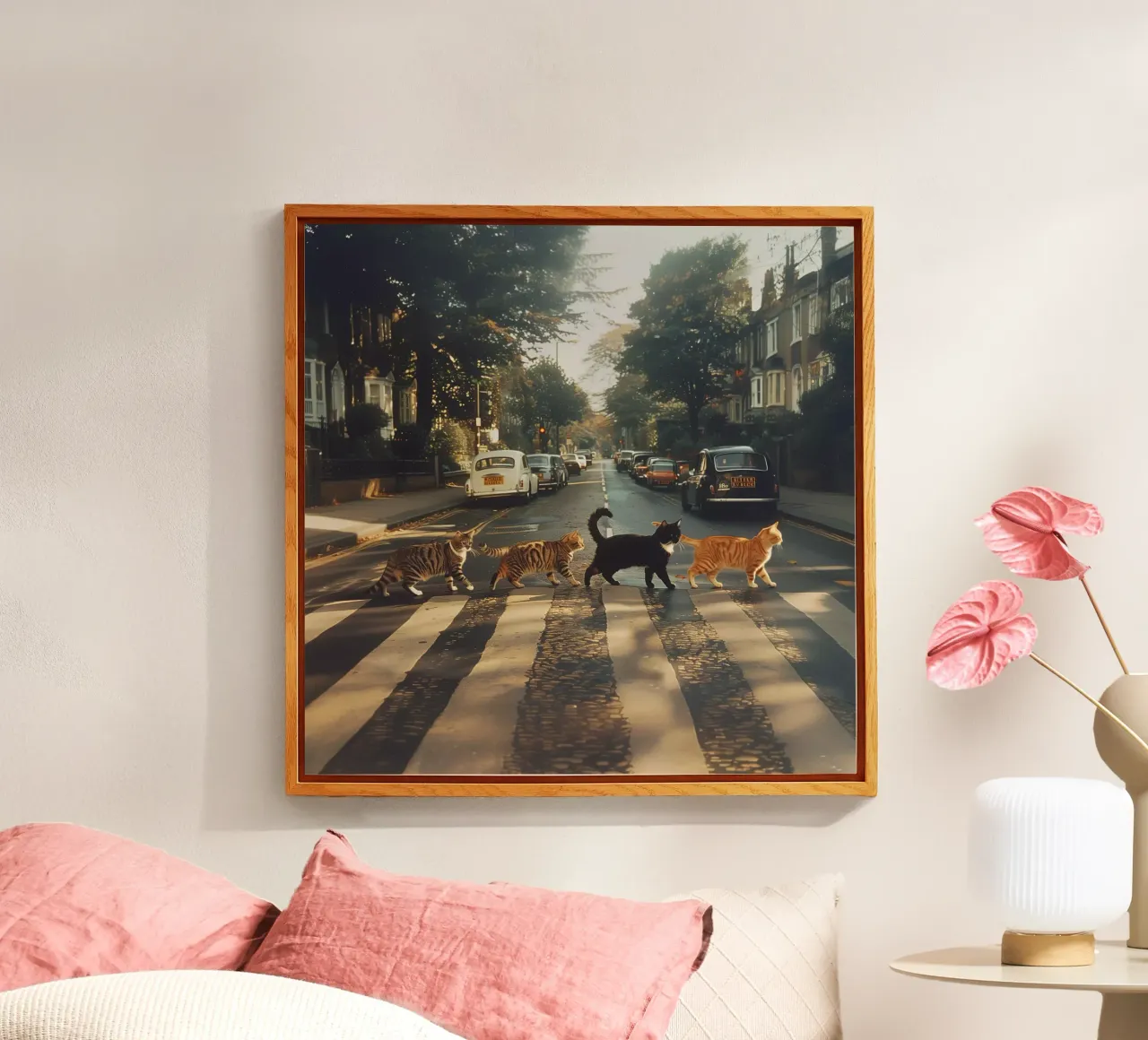 Kitty Abbey Road plexiglass da Dikhotomy