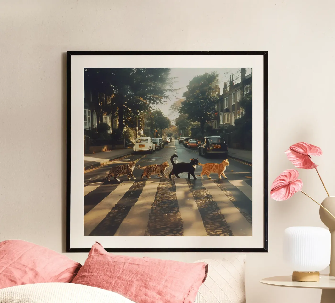 Kitty Abbey Road poster da Dikhotomy