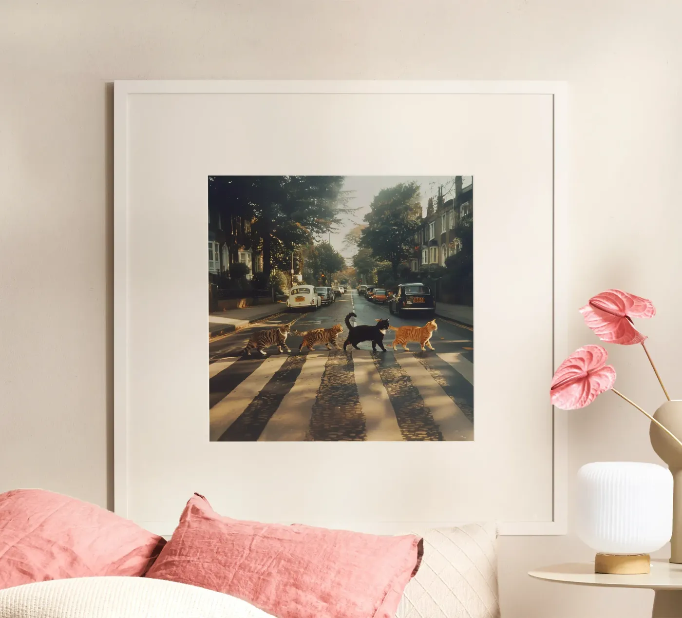 Kitty Abbey Road poster da Dikhotomy