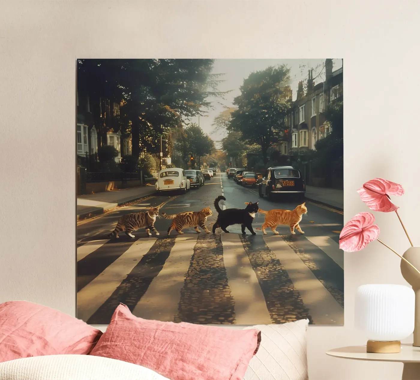 Kitty Abbey Road poster da Dikhotomy