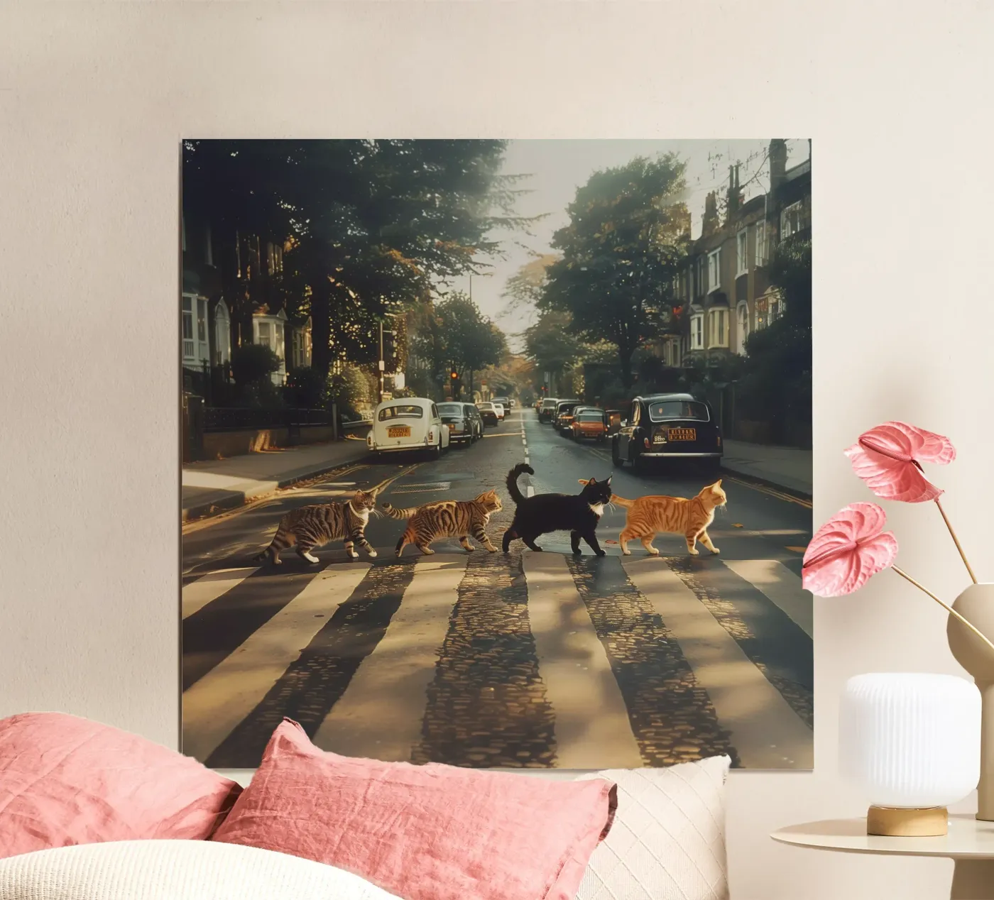 Kitty Abbey Road poster da Dikhotomy
