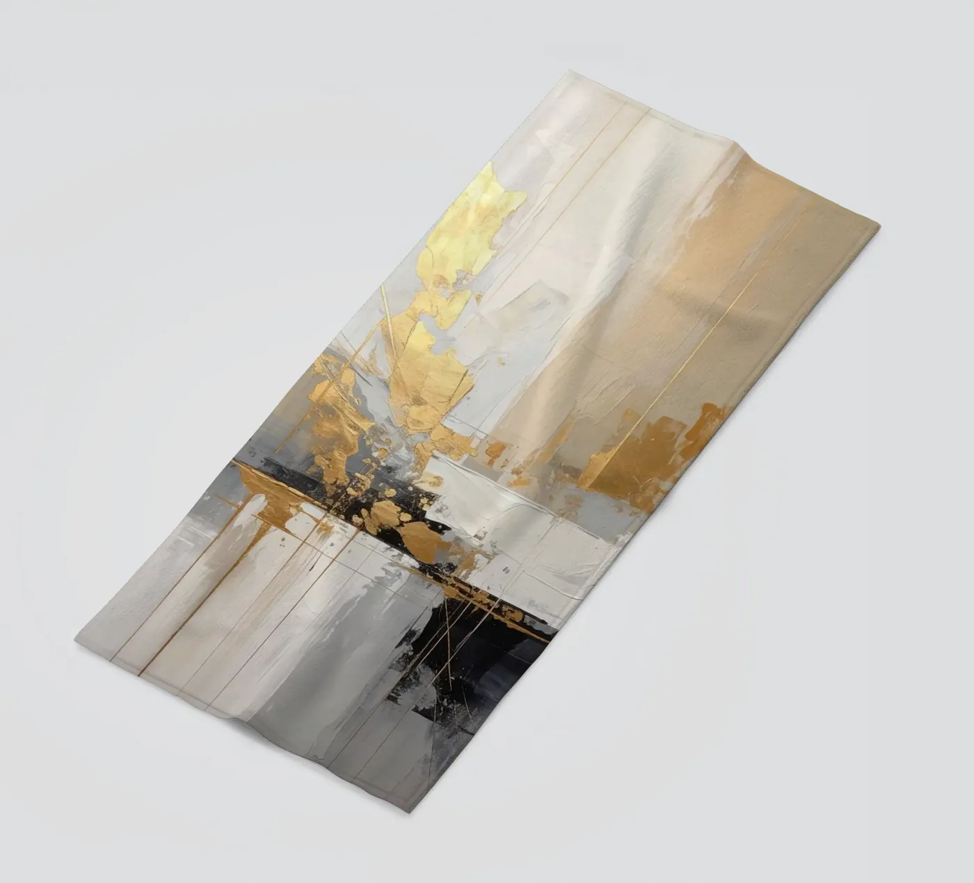 Élégance abstraite serviette de plage de Katalier (Abstract Harmony)
