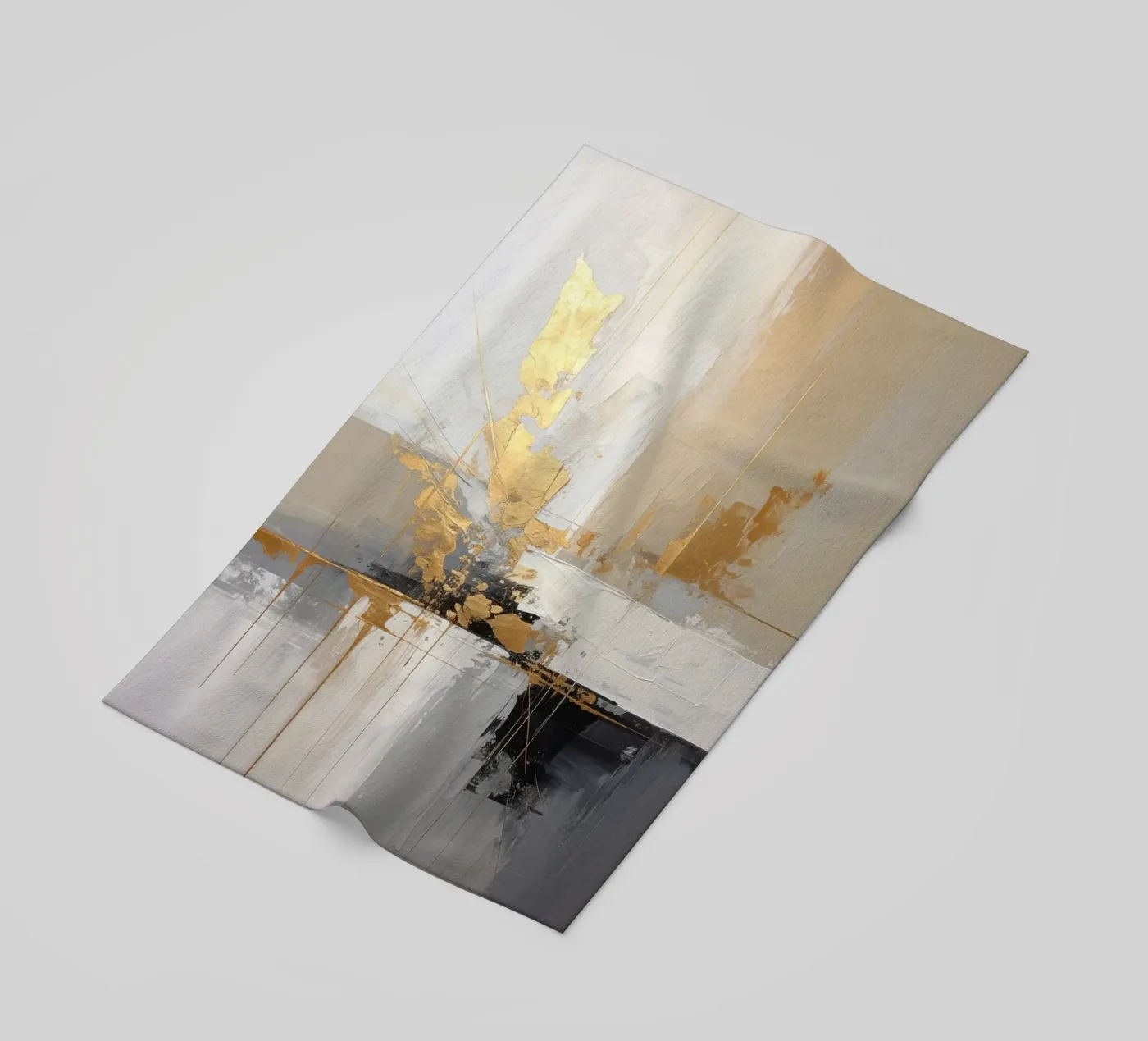 Élégance abstraite serviette de plage de Katalier (Abstract Harmony)