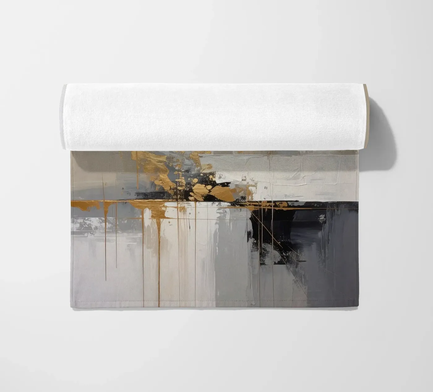 Élégance abstraite serviette de plage de Katalier (Abstract Harmony)