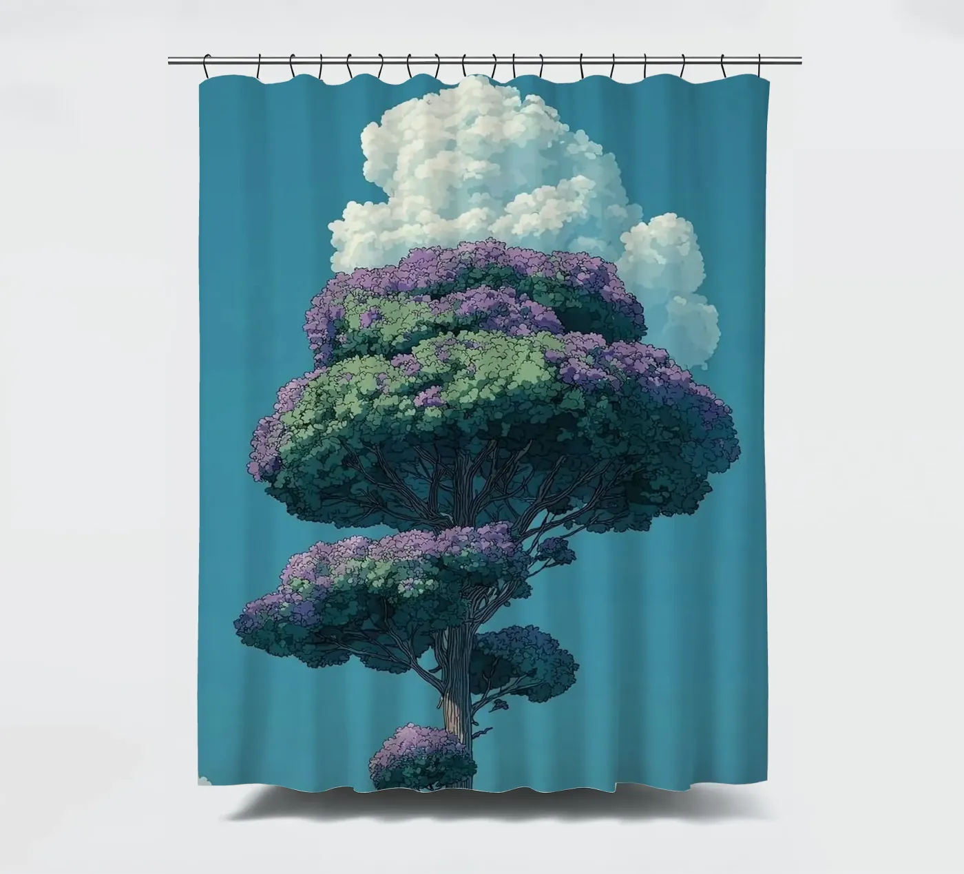 tree with cloud douchegordijn van scoten
