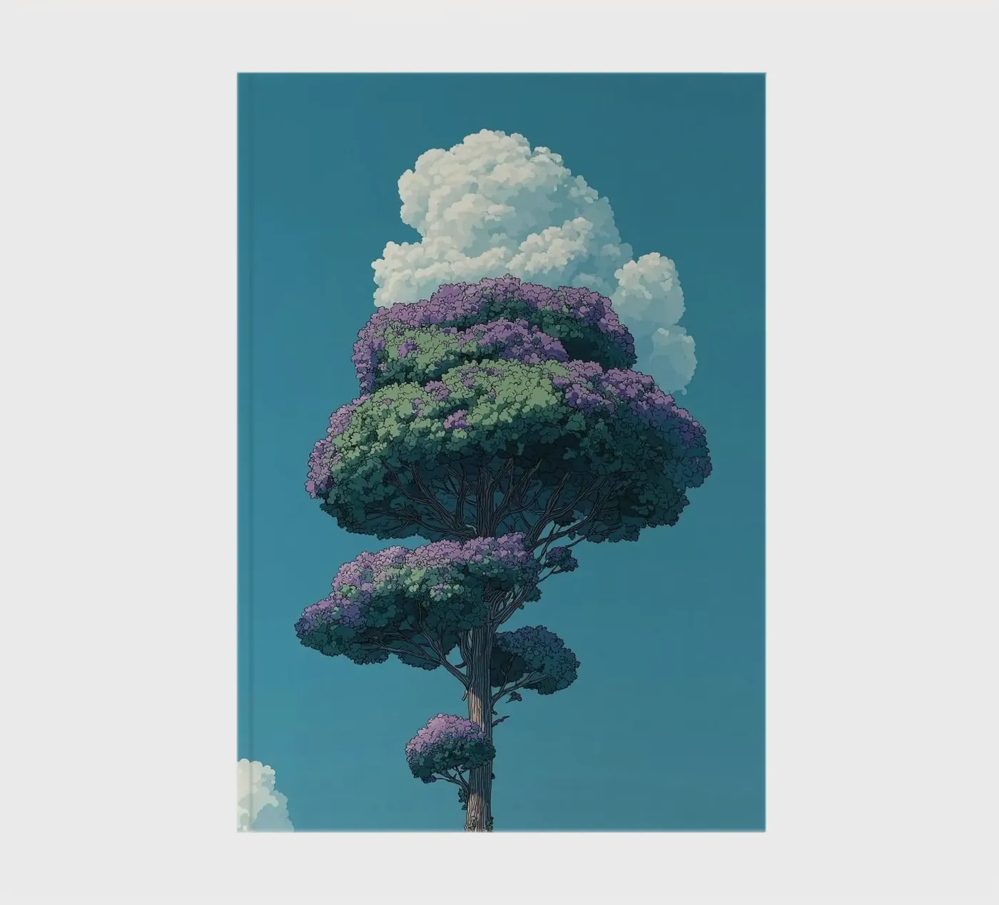 tree with cloud notebook by scoten