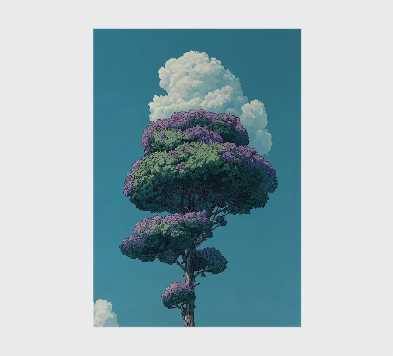 tree with cloud notebook by scoten