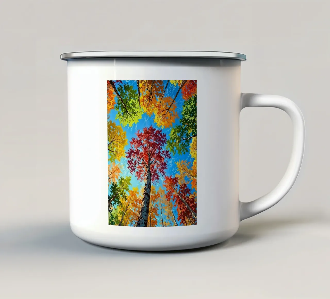 forest colorful shine tazza in smalto da scoten