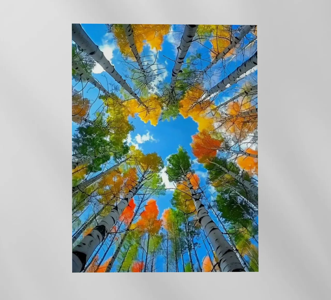 tall tree color leaf pellicola backlit da scoten