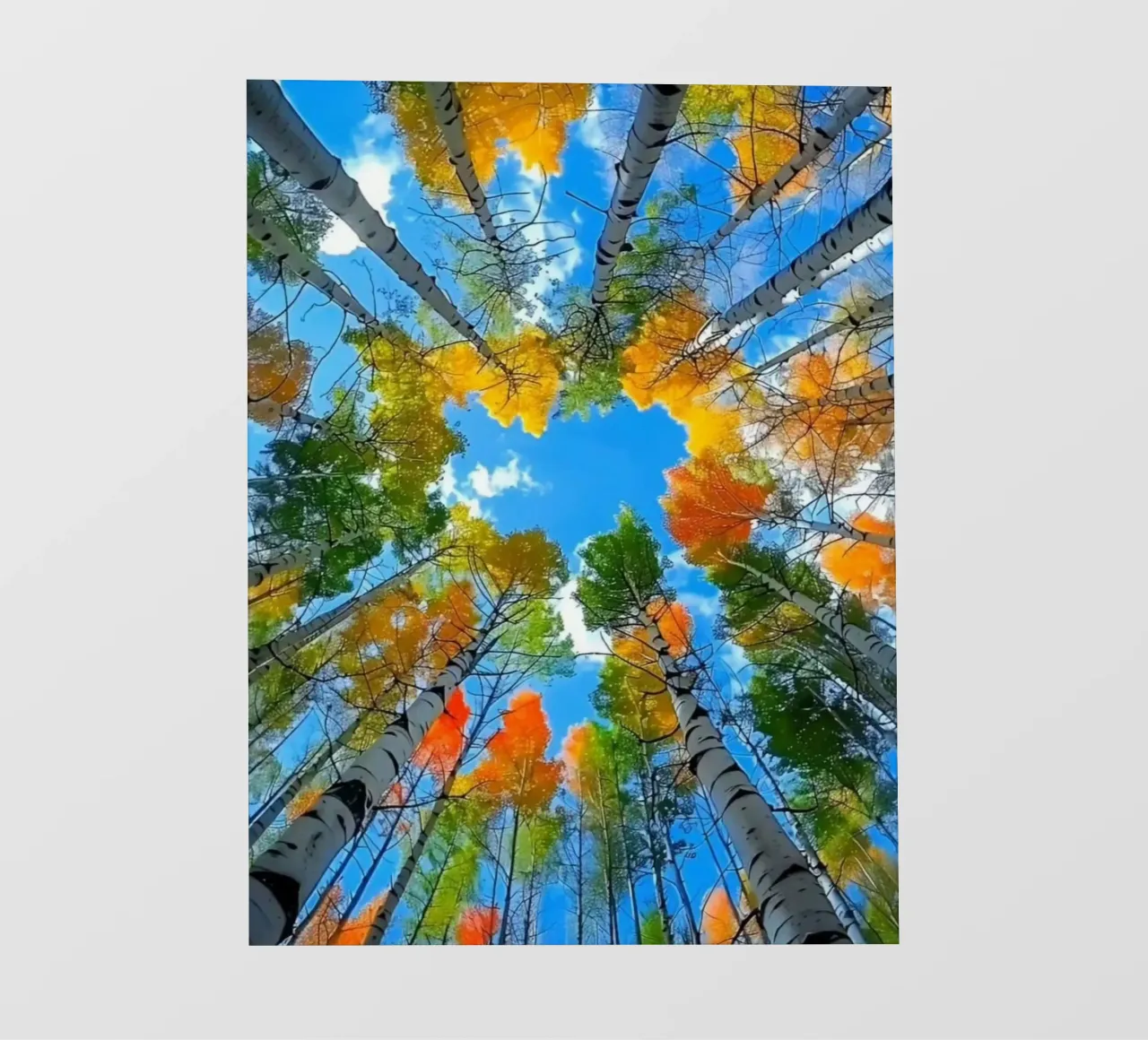 tall tree color leaf pellicola backlit da scoten