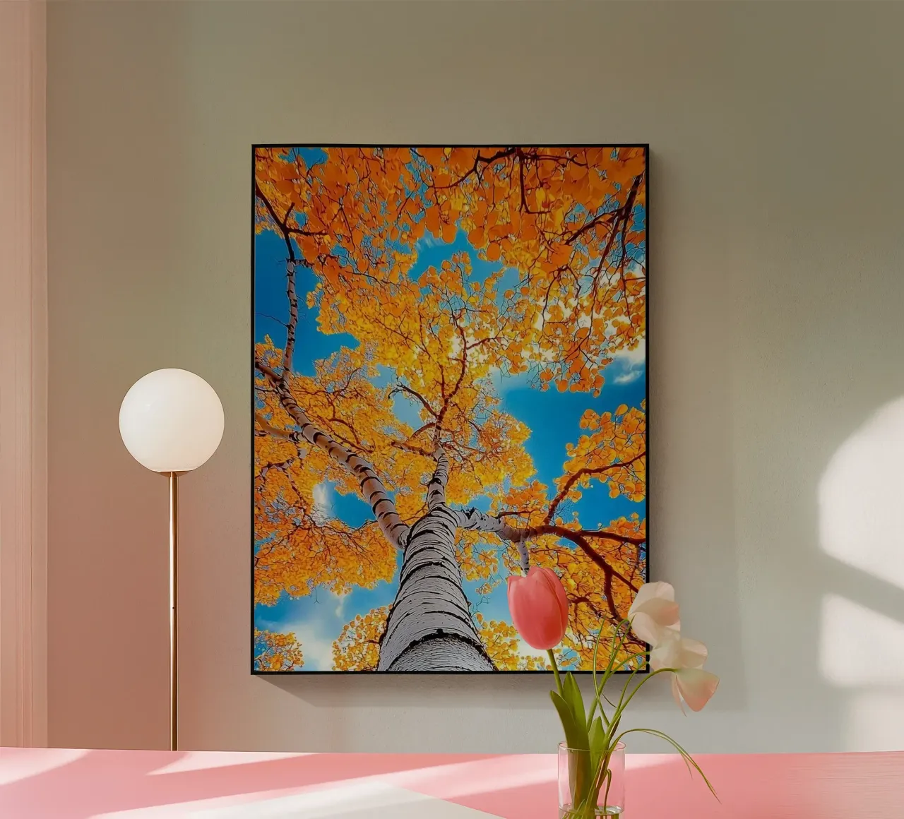 orange canopy Acryl-Glas von scoten