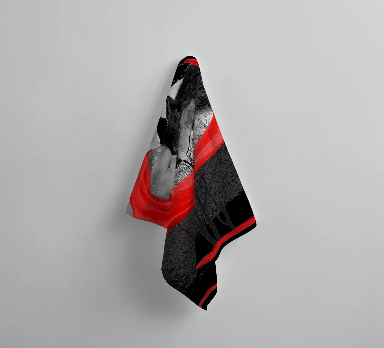 Love doesn´t understand Fairytales towel by Eva Nev