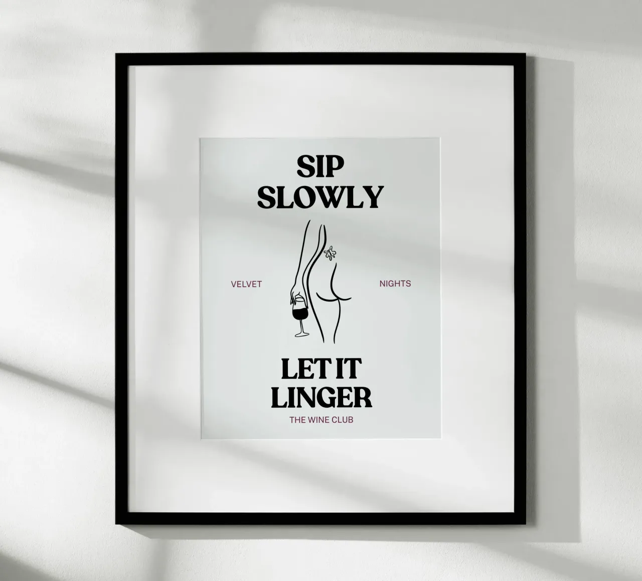 LET IT LINGER poster da THE WINE CLUB