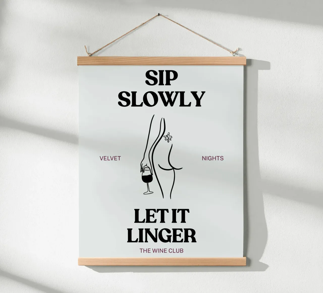 LET IT LINGER poster da THE WINE CLUB