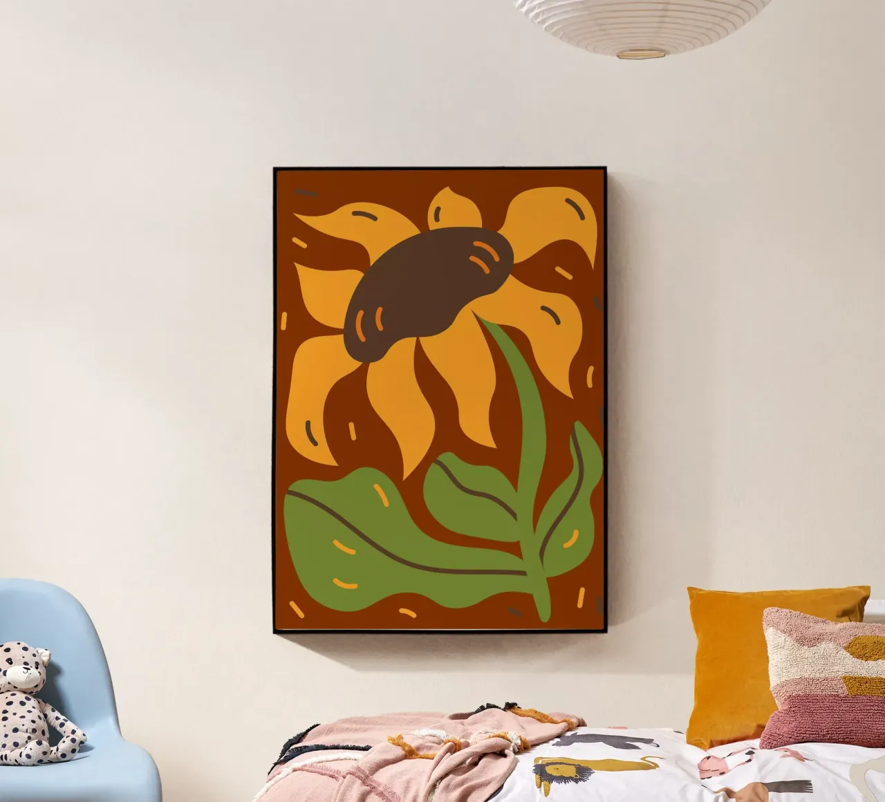 sunflower brown plexiglass da edsonramosart