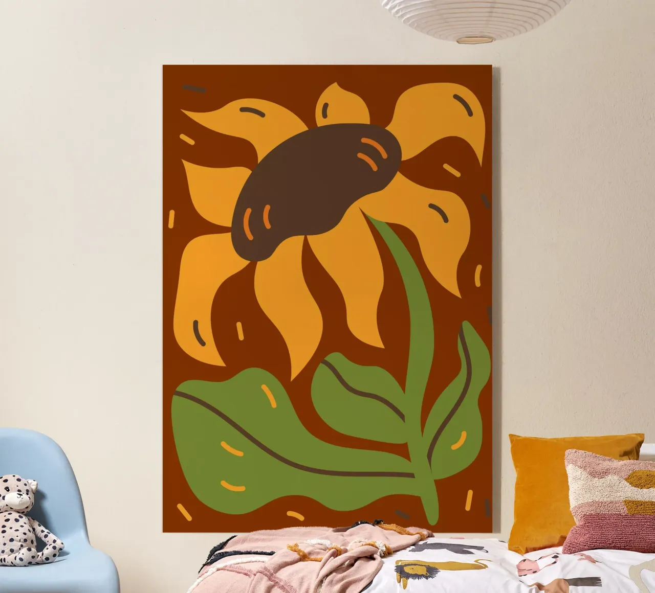 sunflower brown plexiglass da edsonramosart