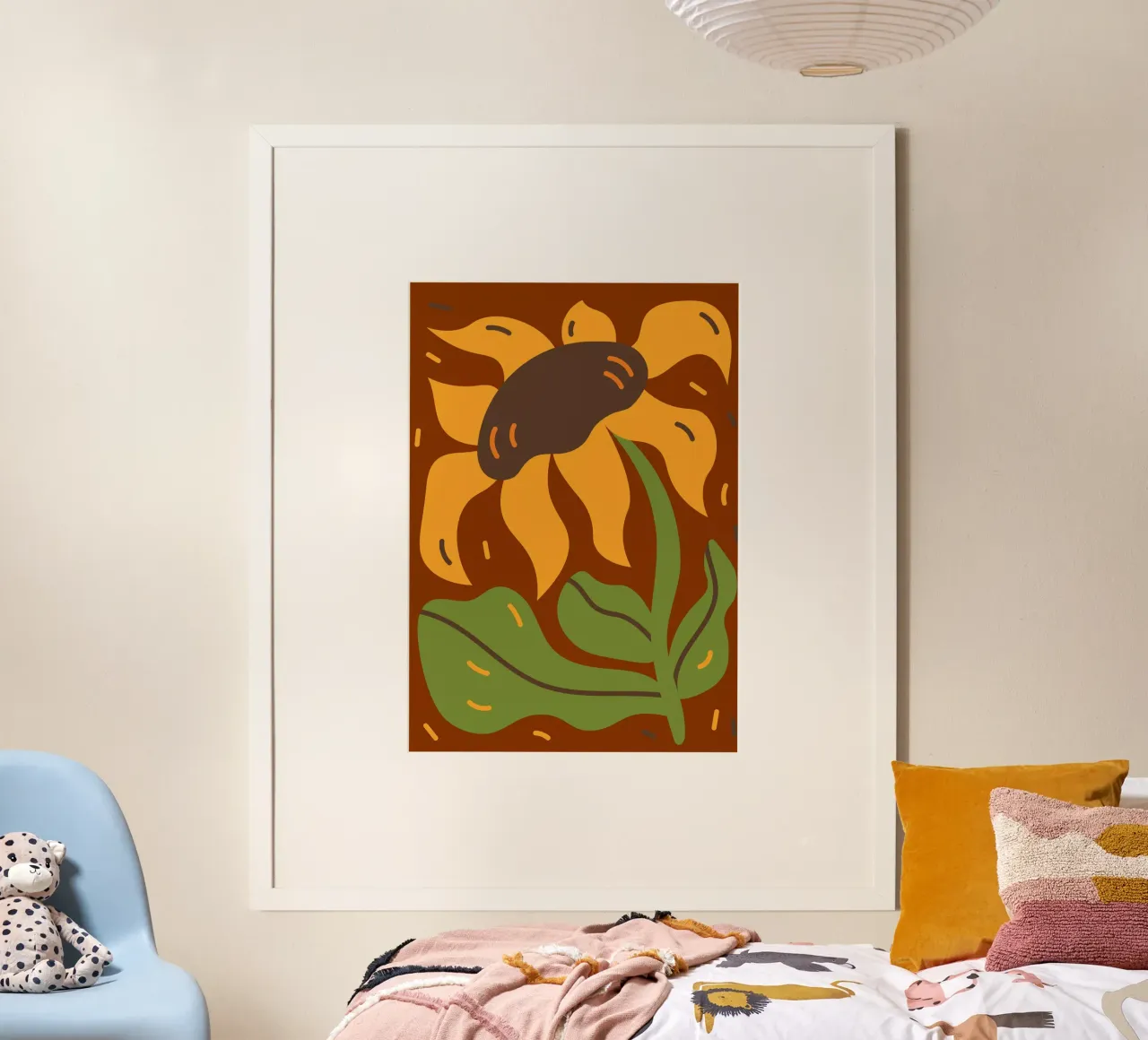 sunflower brown poster da edsonramosart
