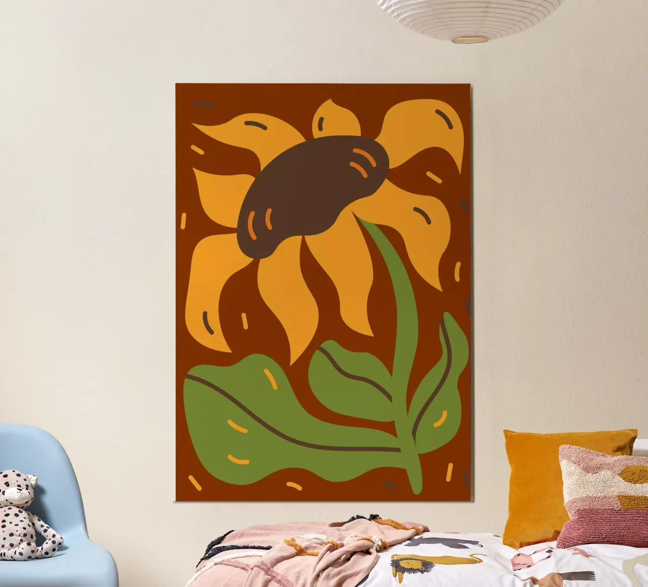 sunflower brown poster da edsonramosart