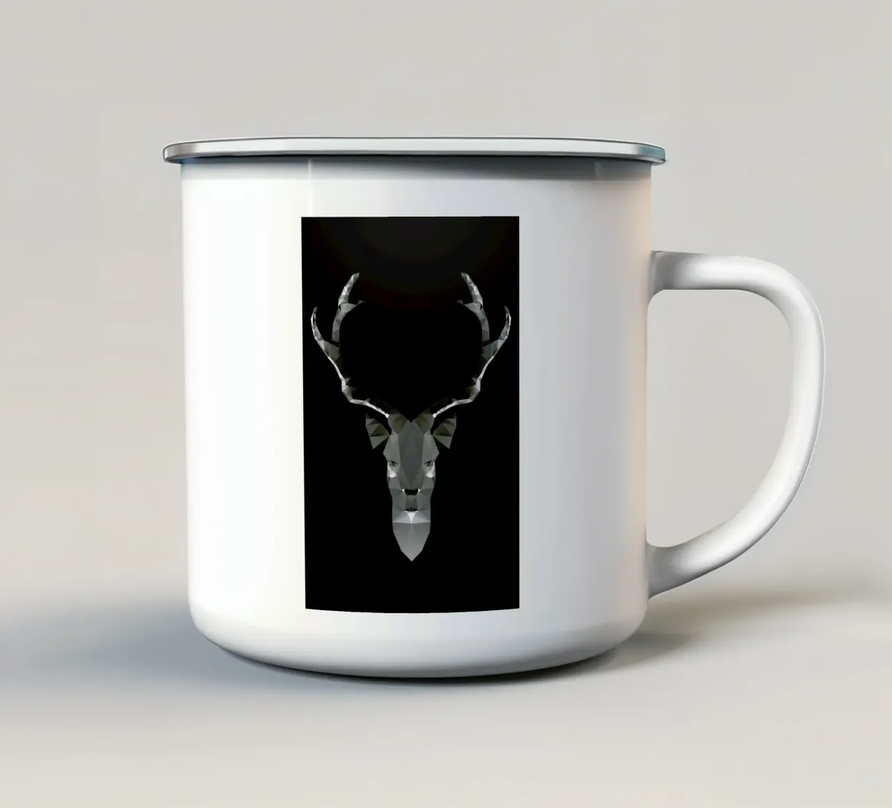 Geo Black Deer tazza in smalto da Three Of The Possessed