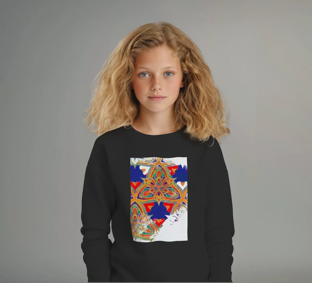 Abstract Sketch 3 felpa bambino da In Full Color