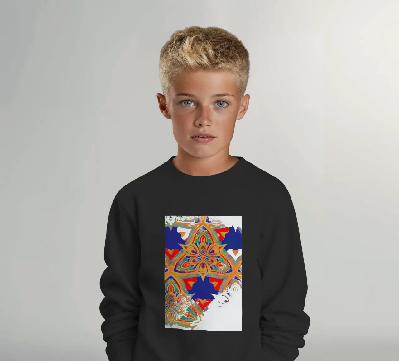 Abstract Sketch 3 felpa bambino da In Full Color