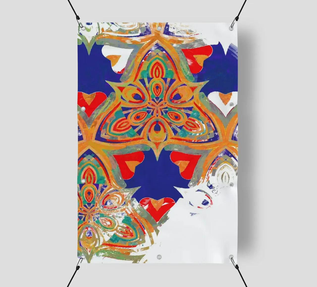 Abstract Sketch 3 telo in pvc da In Full Color