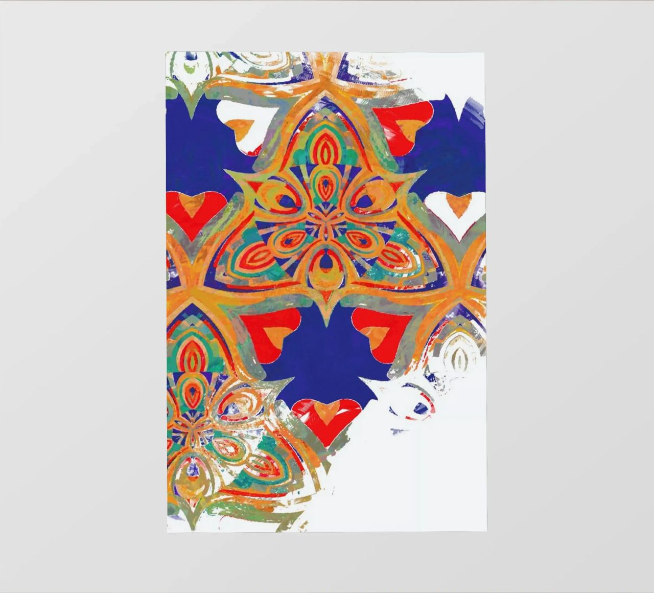 Abstract Sketch 3 telo in pvc da In Full Color