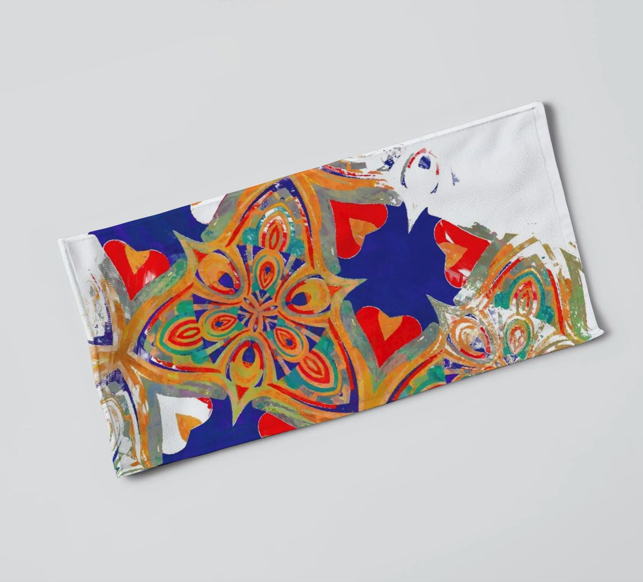 Abstract Sketch 3 badhanddoek van In Full Color