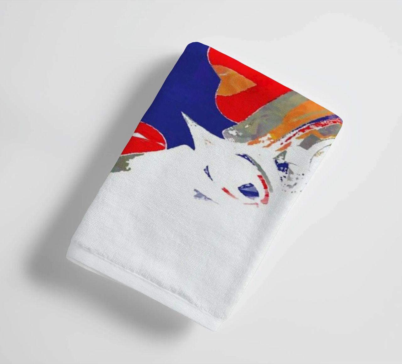 Abstract Sketch 3 badhanddoek van In Full Color