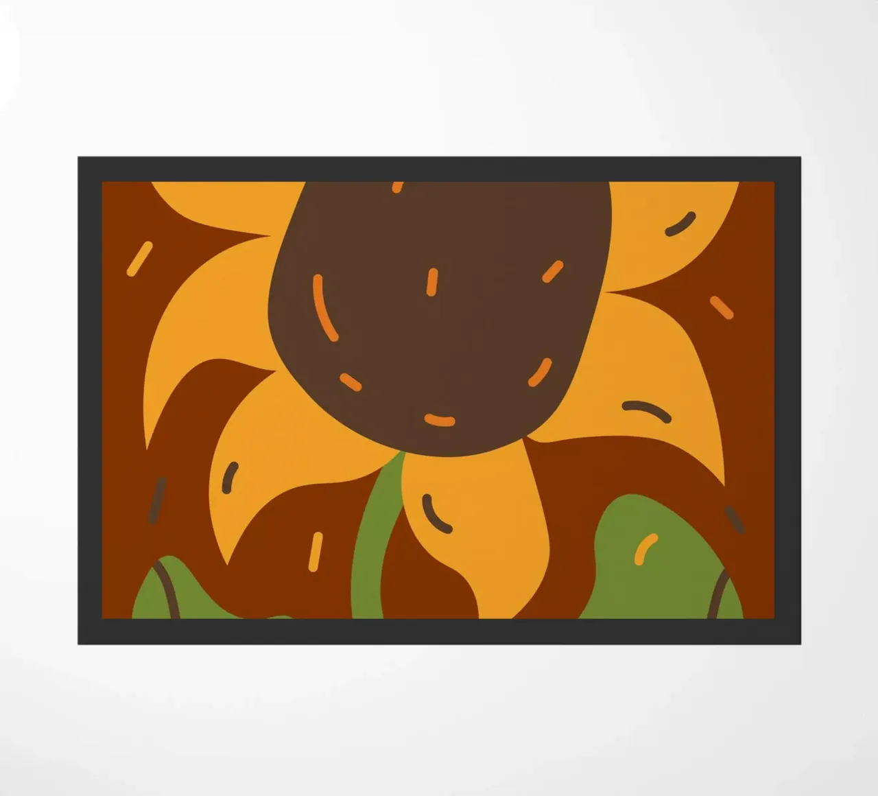 simple sunflower zerbino da edsonramosart