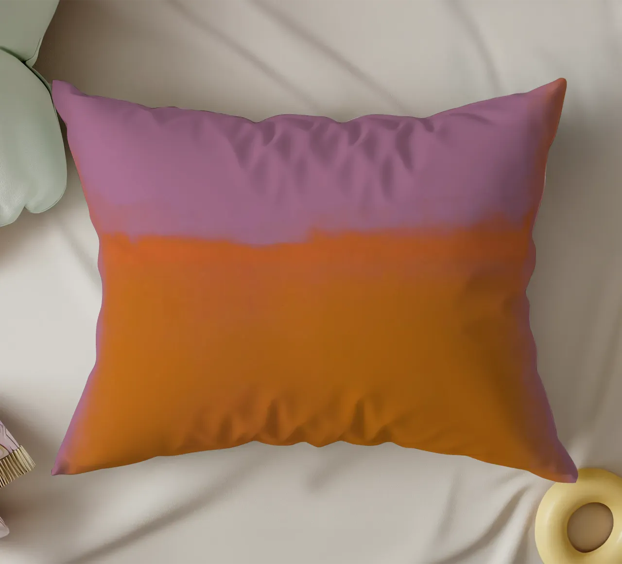 Abstract Scandi Color Field, Mark Rothko-Inspired Minimal cuscino da AbstractCherryPrint