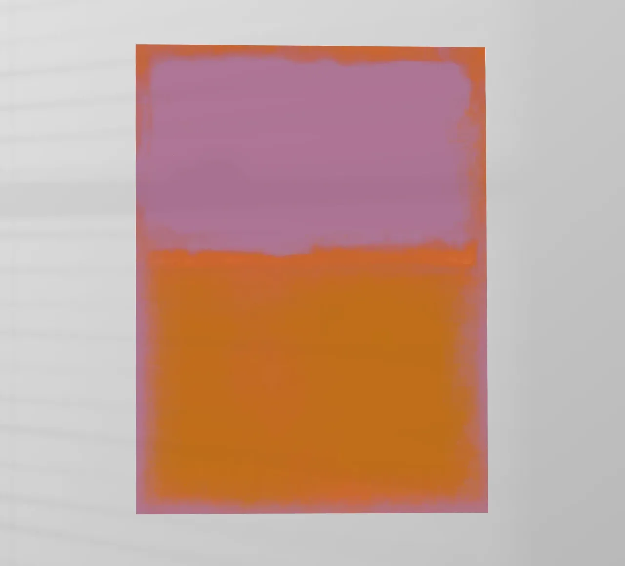 Abstract Scandi Color Field, Mark Rothko-Inspired Minimal pellicola backlit da AbstractCherryPrint