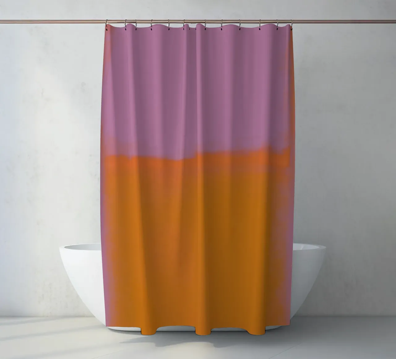 Abstract Scandi Color Field, Mark Rothko-Inspired Minimal tenda da doccia da AbstractCherryPrint
