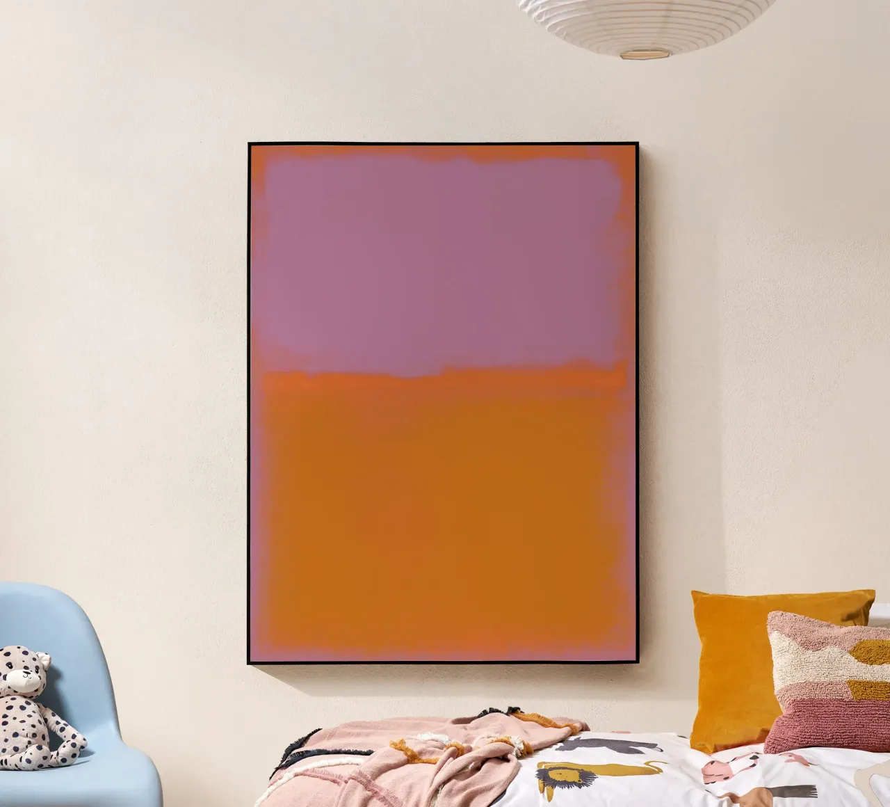Abstract Scandi Color Field, Mark Rothko-Inspired Minimal plexiglass da AbstractCherryPrint