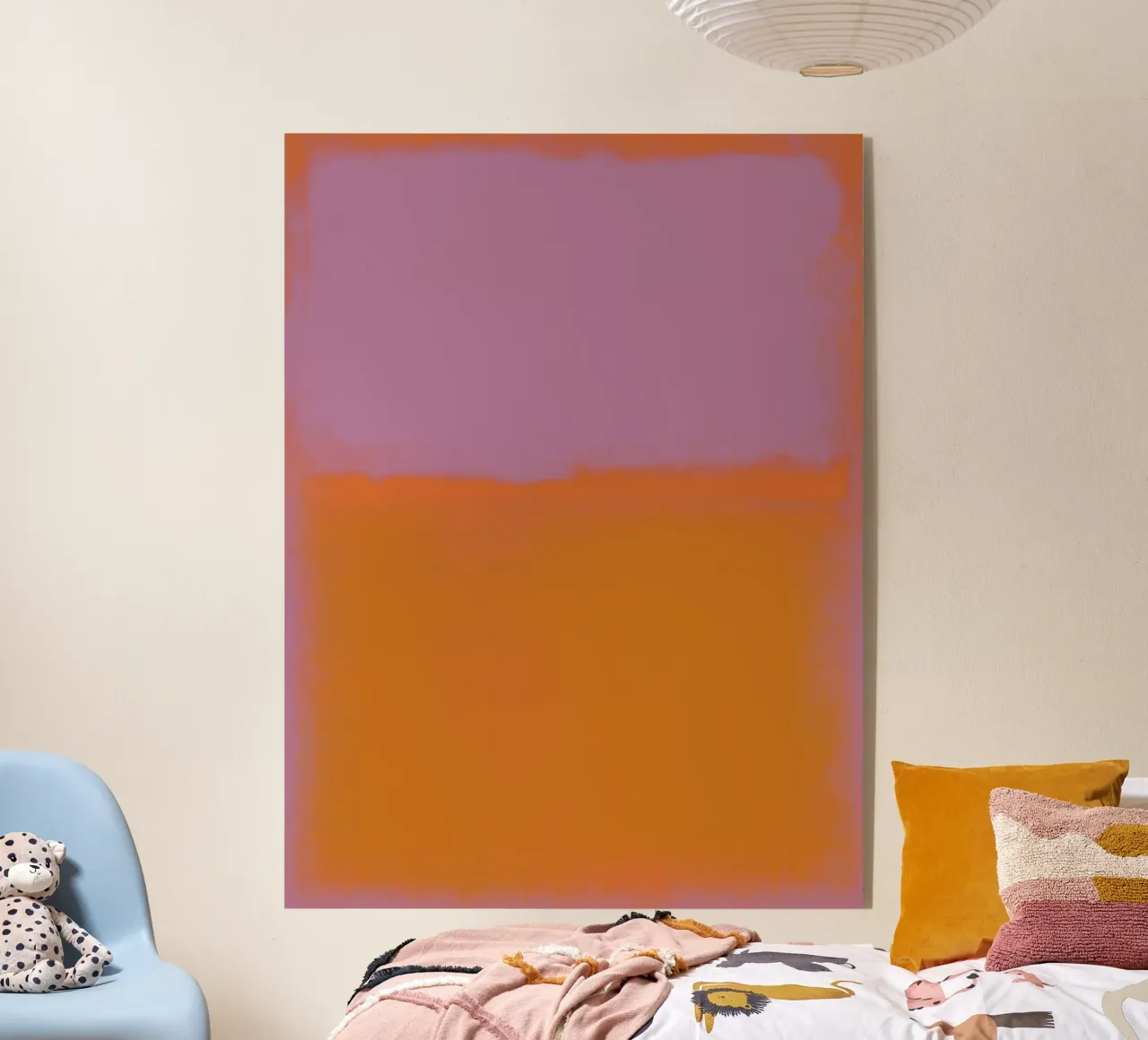 Abstract Scandi Color Field, Mark Rothko-Inspired Minimal plexiglass da AbstractCherryPrint