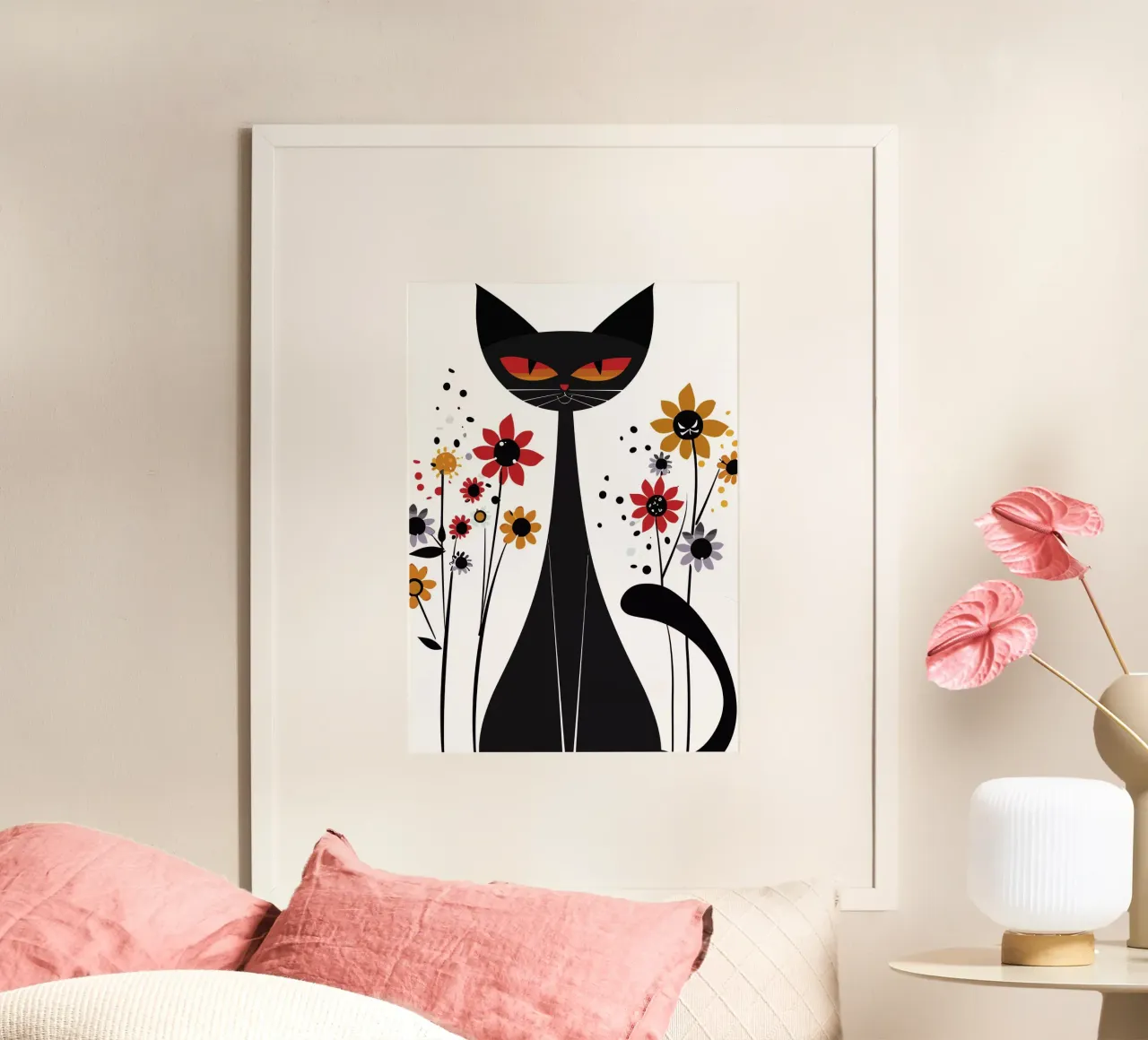 sleek black poster da edsonramosart