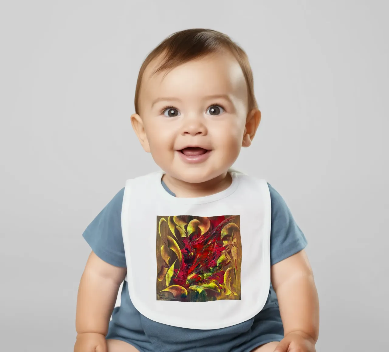 UN'ANIMA PER DUE. bavaglino da Little treasures for your home