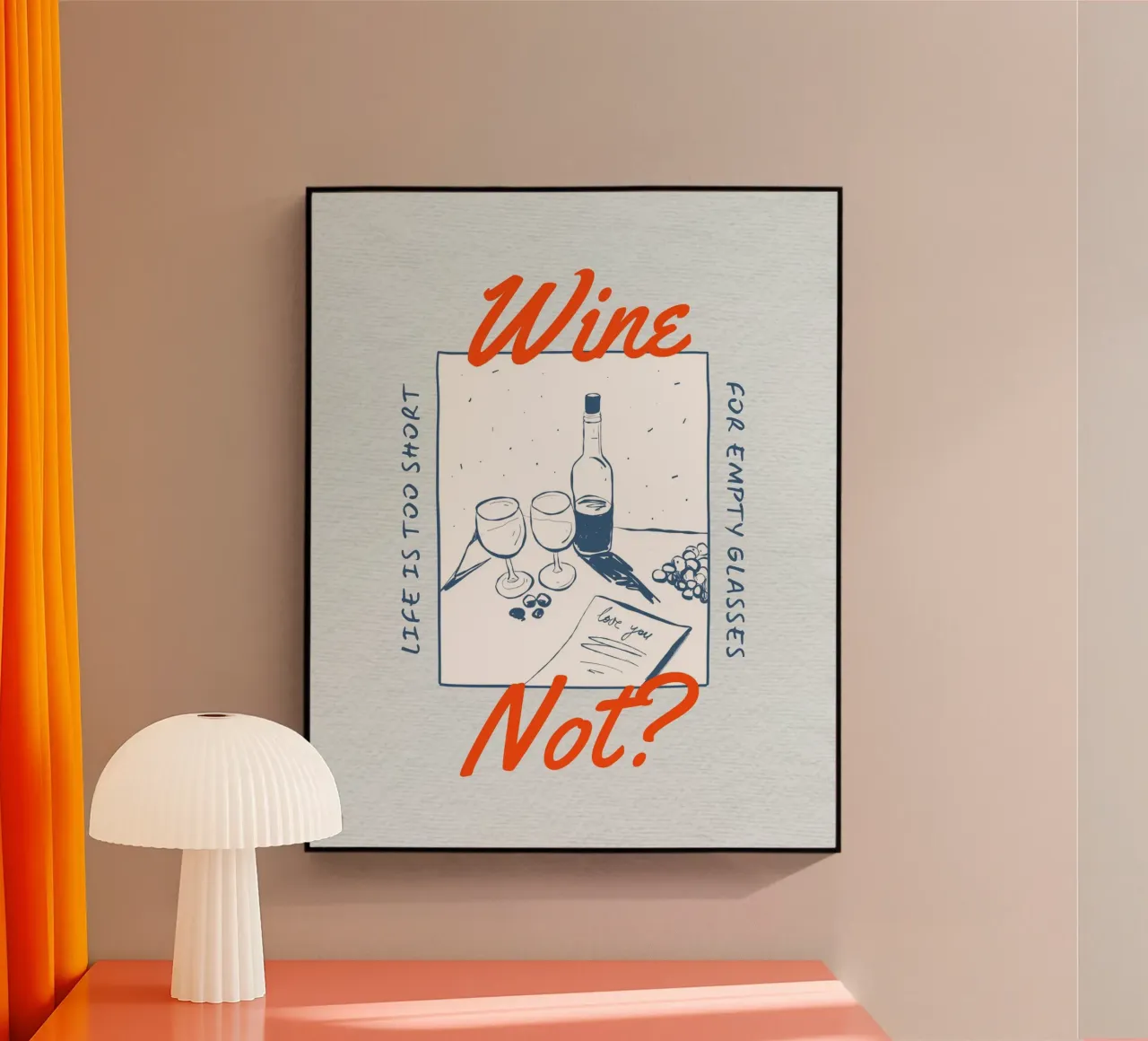 WINE NOT? plexiglass da THE WINE CLUB