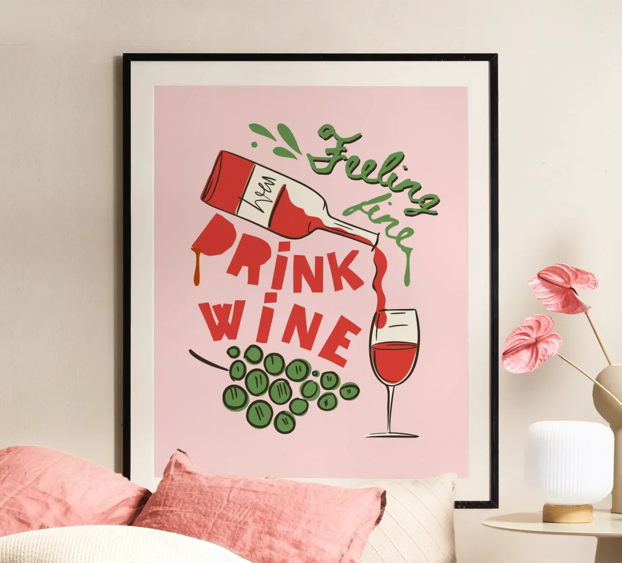 FEELING FINE poster da THE WINE CLUB