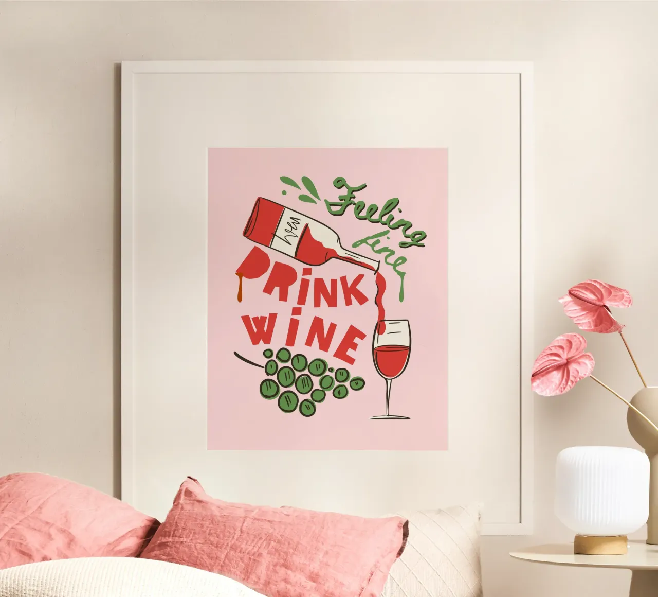 FEELING FINE poster da THE WINE CLUB