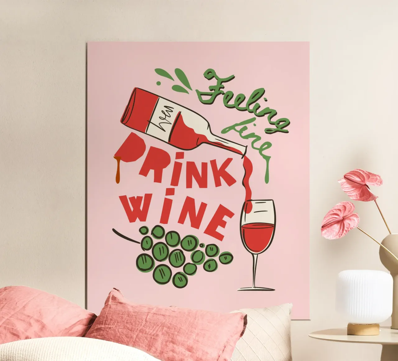 FEELING FINE poster da THE WINE CLUB