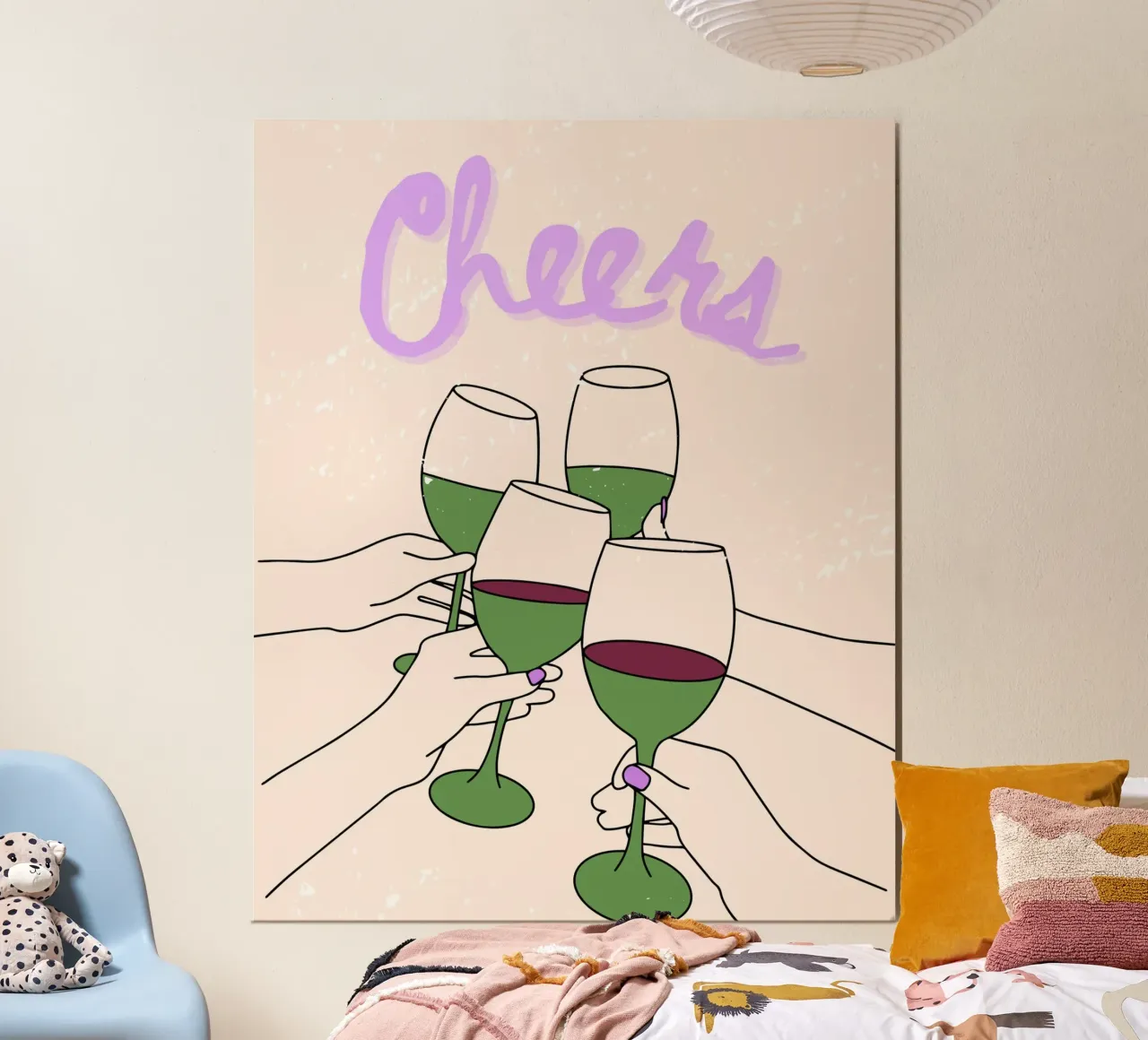 CHEERS poster da THE WINE CLUB
