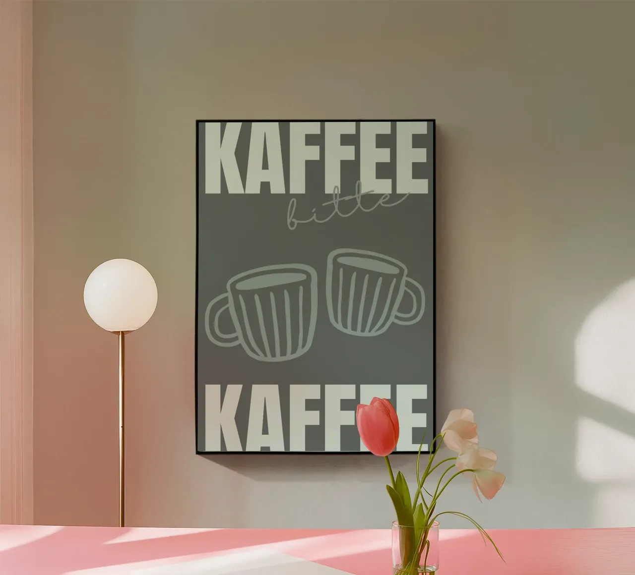 KAFFEE BITTE plexiglass da COFFEE CLUB