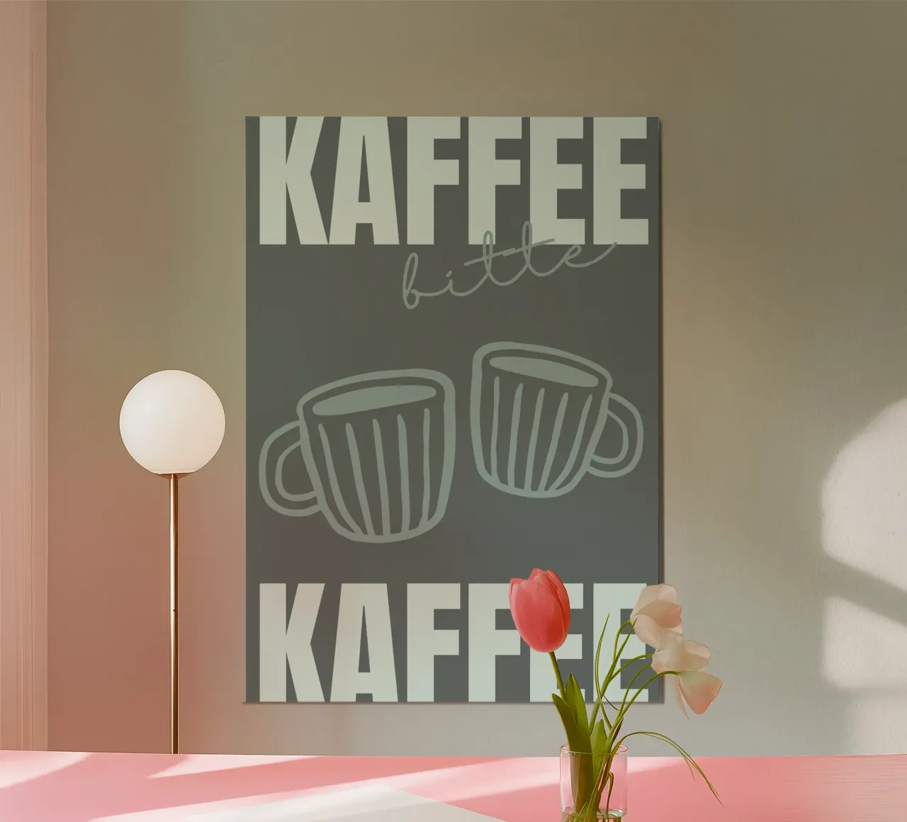 KAFFEE BITTE poster van COFFEE CLUB